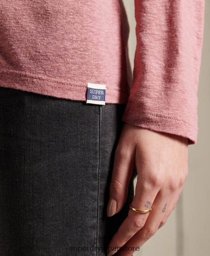 シェブロンレーストップ 女性 Superdry 衣類 ピンク 2J62PZ6623