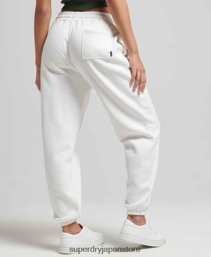 ヴィンテージカレッジジョガー 女性 Superdry 衣類 クリーム 2J62PZ6633