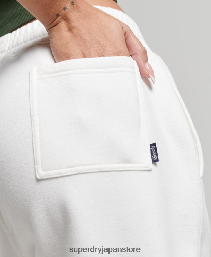 ヴィンテージカレッジジョガー 女性 Superdry 衣類 クリーム 2J62PZ6633