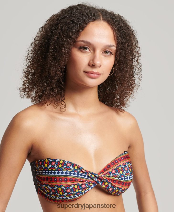 ヴィンテージツイストバンドゥビキニトップ 女性 Superdry 衣類 マルチ 2J62PZ6636