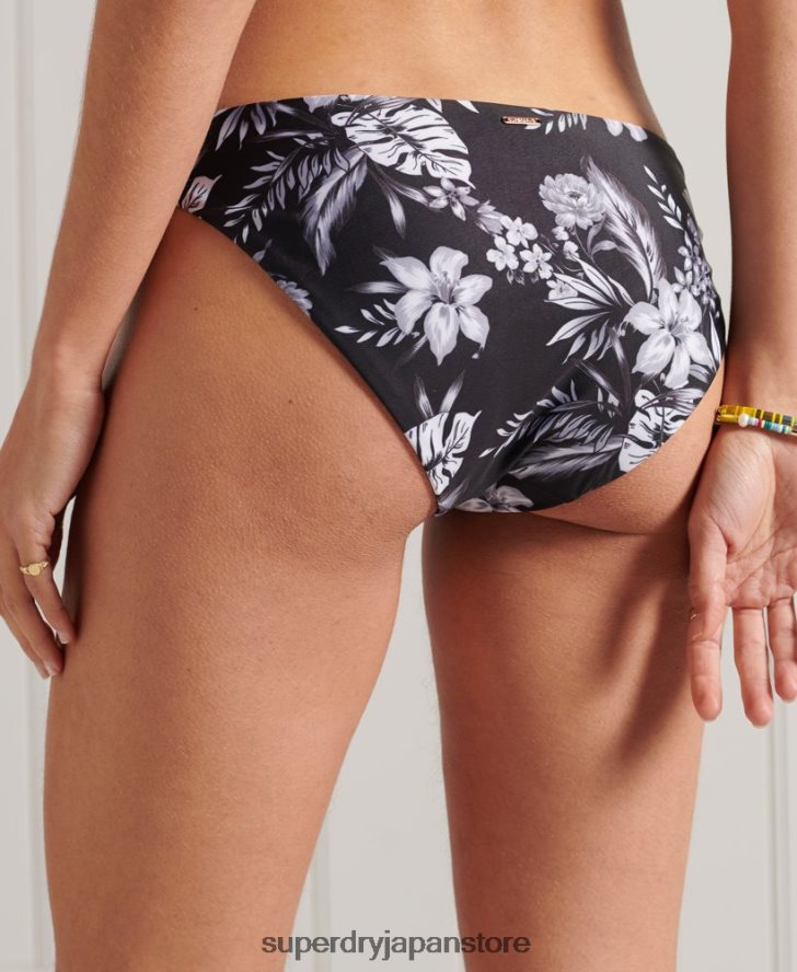 サーフビキニブリーフ 女性 Superdry 衣類 黒 2J62PZ6638