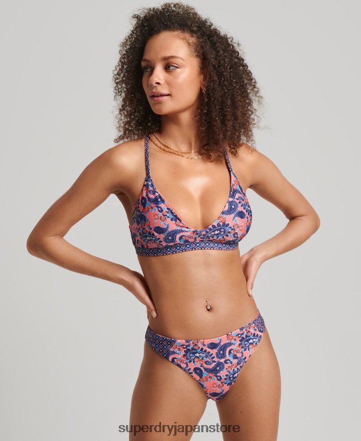 ヴィンテージサーフビキニブリーフ 女性 Superdry 衣類 コーラル 2J62PZ6644