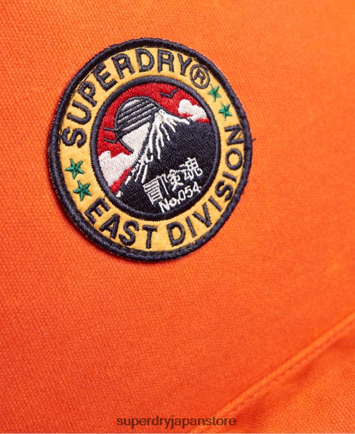 ワックスキャンバス モンタナ リュックサック 女性 Superdry アクセサリー オレンジ 2J62PZ6667