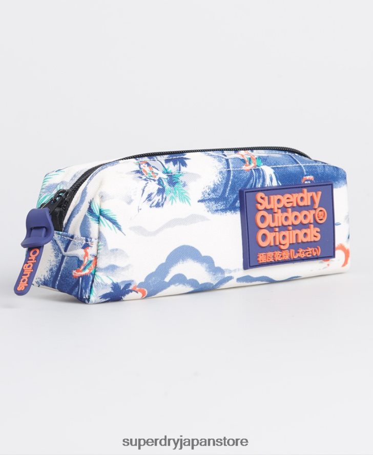 ハワイアンモンタナペンケース 女性 Superdry アクセサリー 海軍 2J62PZ6669