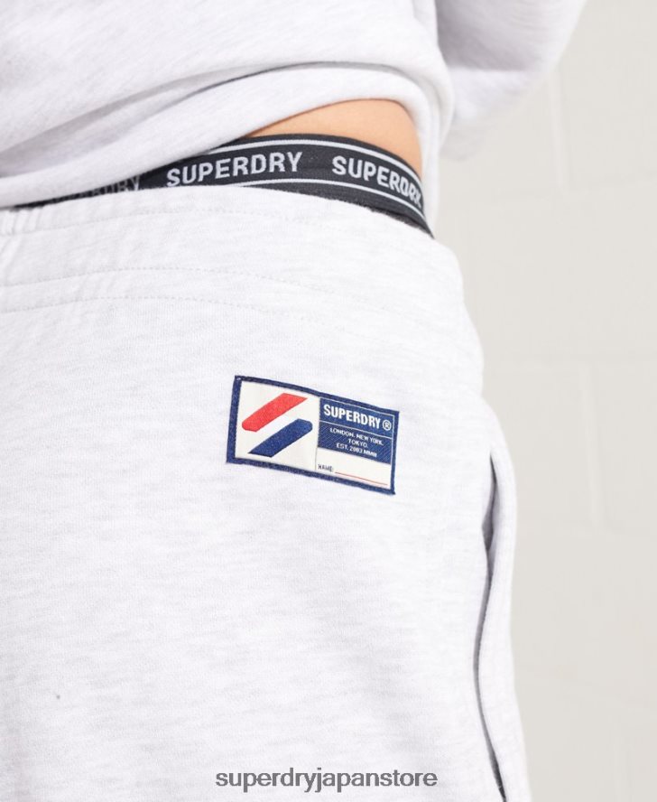 オーガニックコットン コード エッセンシャル ジョガーパンツ 女性 Superdry 衣類 ライトグレー 2J62PZ6682