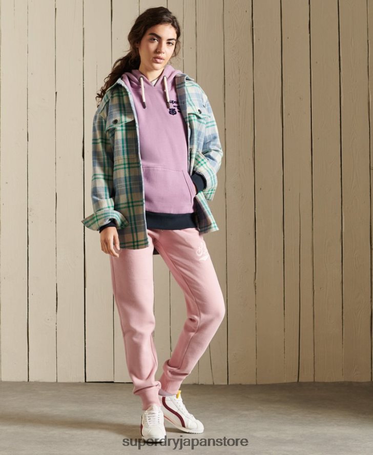 クラフトジョガーの誇り 女性 Superdry 衣類 ピンク 2J62PZ6683