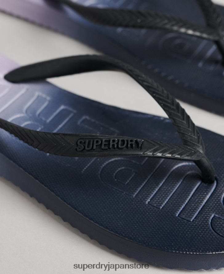コードディップダイフリップフロップ 女性 Superdry 靴 海軍 2J62PZ6690