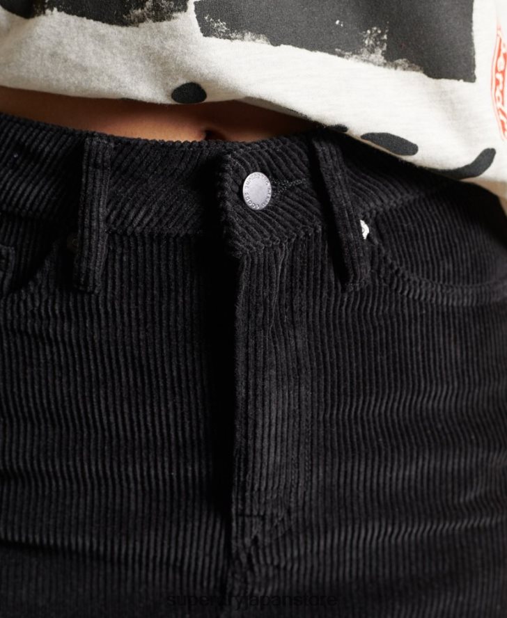 コードミニスカート 女性 Superdry 衣類 濃い灰色 2J62PZ6709