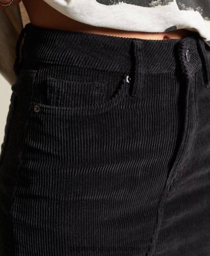 コードミニスカート 女性 Superdry 衣類 濃い灰色 2J62PZ6709