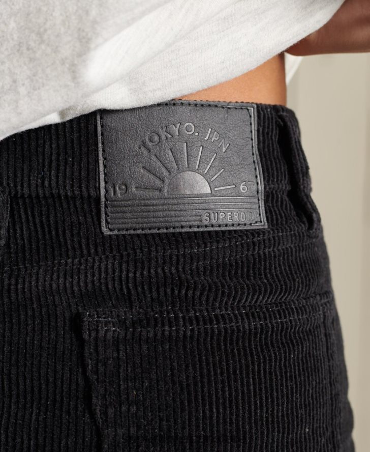 コードミニスカート 女性 Superdry 衣類 濃い灰色 2J62PZ6709