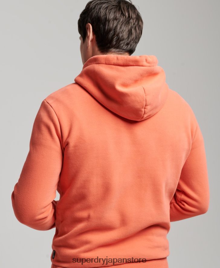 ヴィンテージクーパークラシックパーカー 男性 Superdry 衣類 コーラル 2J62PZ670