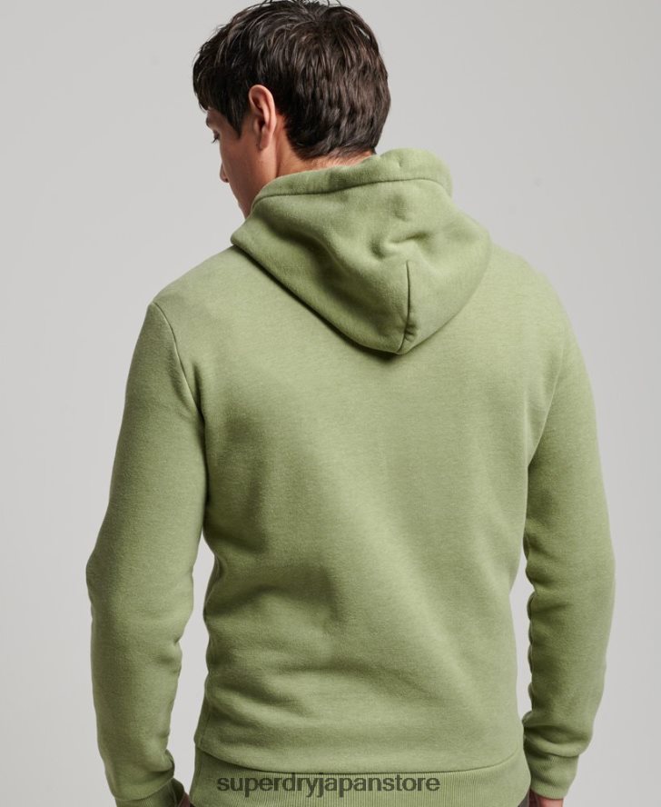 ヴィンテージシャドウパーカー 男性 Superdry 衣類 緑 2J62PZ684