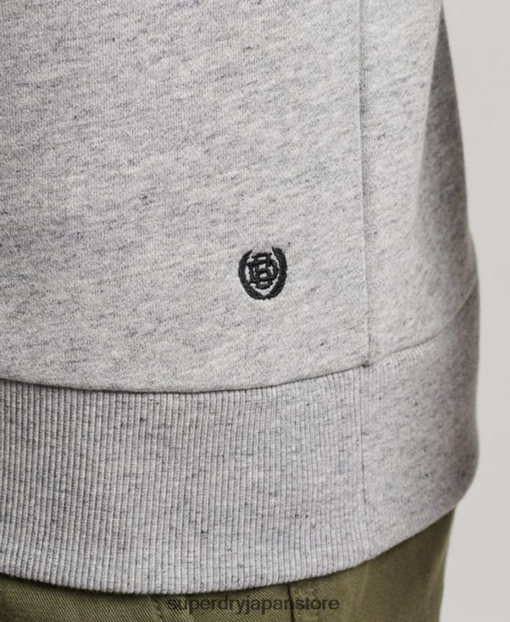 ヴィンテージジムアスレチックスウェットシャツ 男性 Superdry 衣類 グレー 2J62PZ687