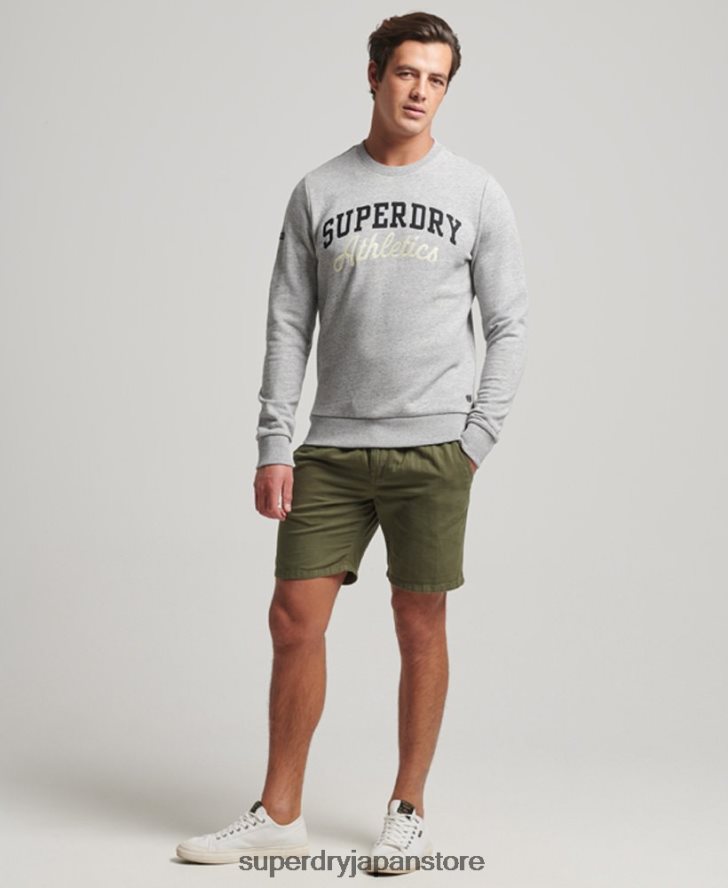 ヴィンテージジムアスレチックスウェットシャツ 男性 Superdry 衣類 グレー 2J62PZ687