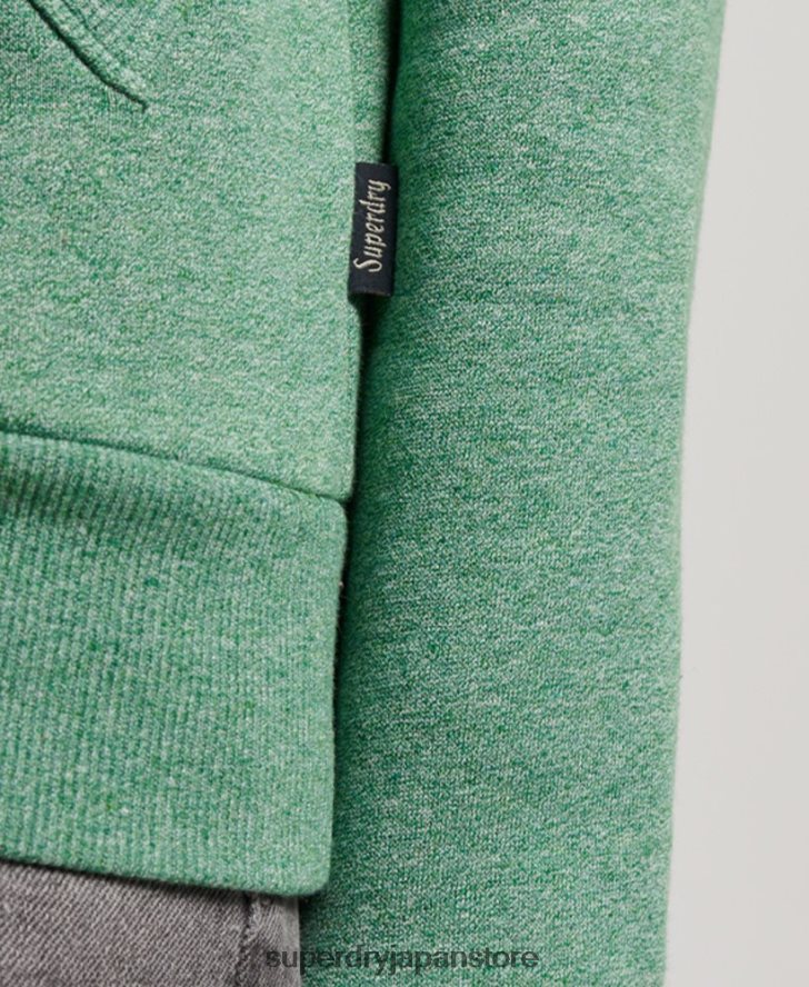 ヴィンテージクーパークラスエンボスパーカー 男性 Superdry 衣類 緑 2J62PZ691