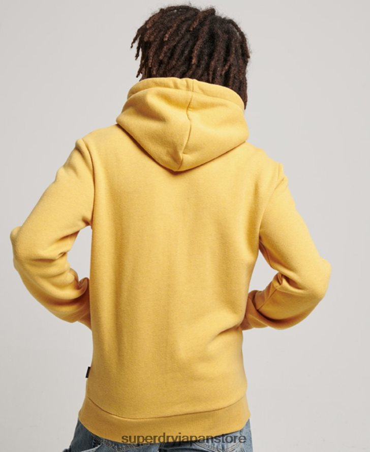 ヴィンテージクーパークラスエンボスパーカー 男性 Superdry 衣類 黄色 2J62PZ692