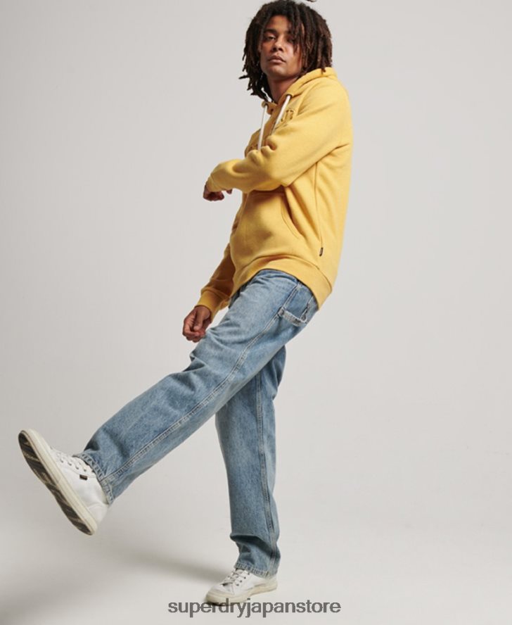 ヴィンテージクーパークラスエンボスパーカー 男性 Superdry 衣類 黄色 2J62PZ692