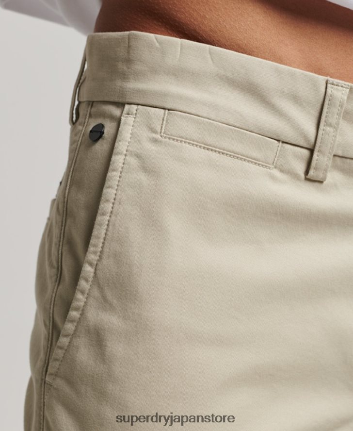 スリムテーパードストレッチチノパン 男性 Superdry 衣類 ベージュ 2J62PZ69