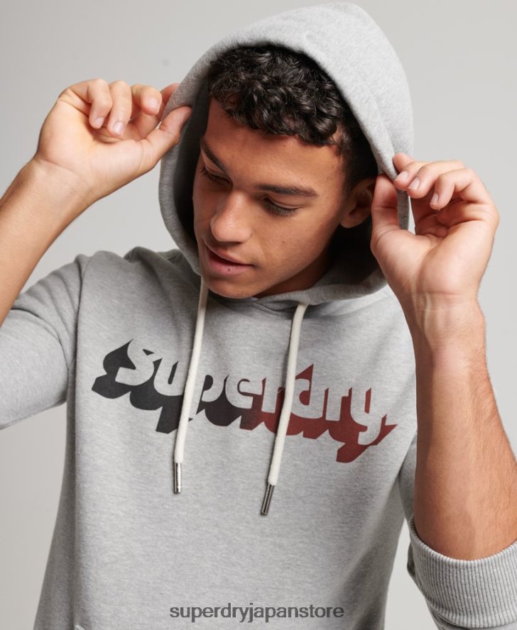 ヴィンテージシャドウパーカー 男性 Superdry 衣類 ライトグレー 2J62PZ706