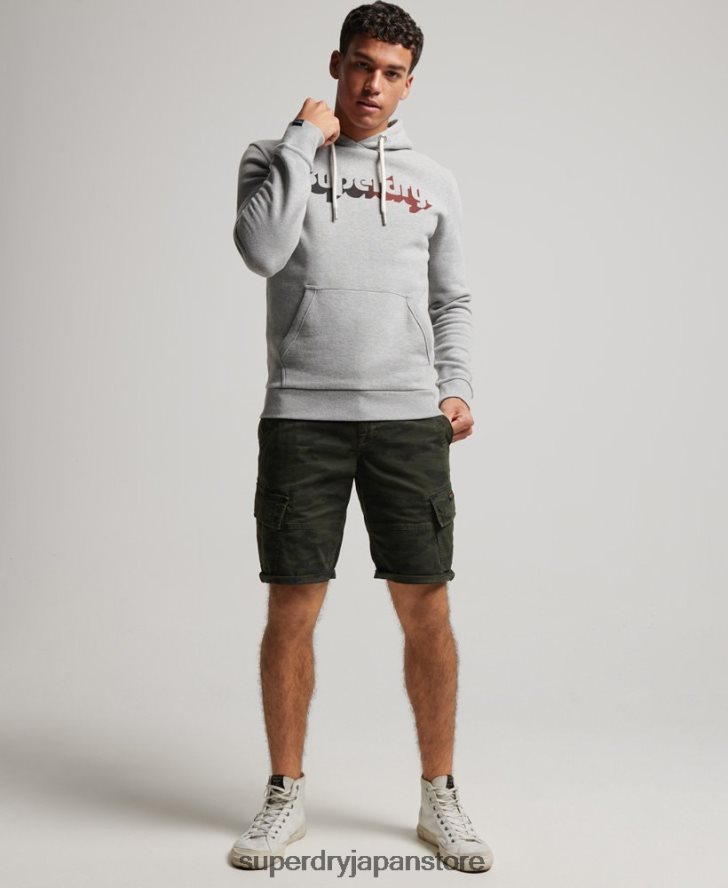 ヴィンテージシャドウパーカー 男性 Superdry 衣類 ライトグレー 2J62PZ706