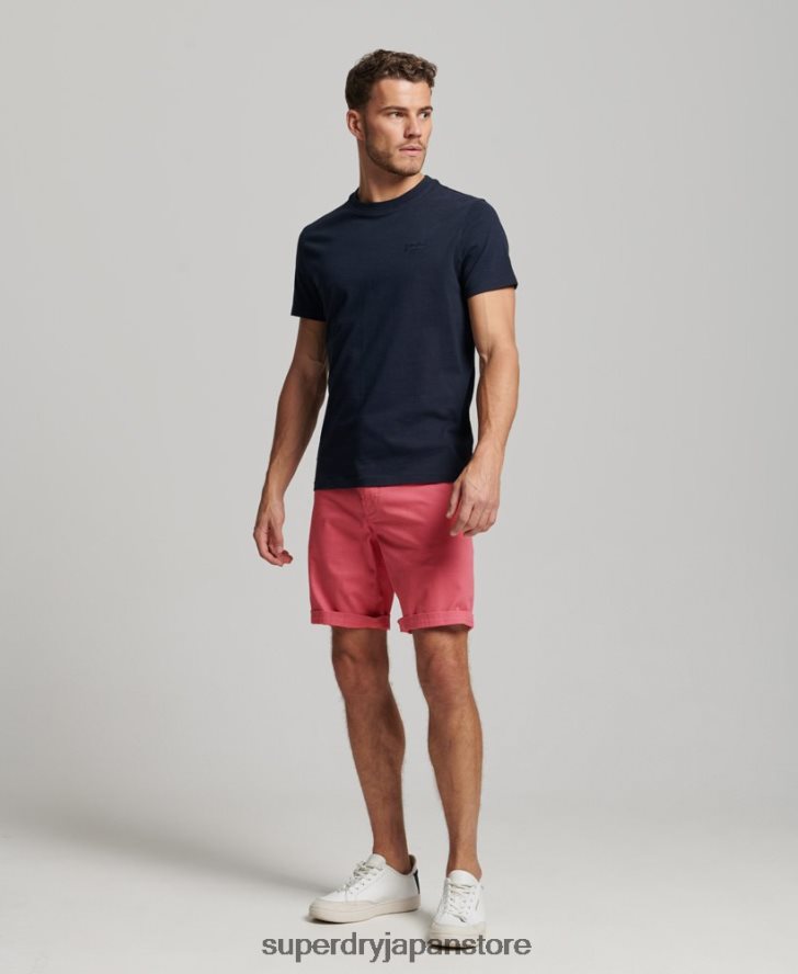 オフィサーチノショーツ 男性 Superdry 衣類 ピンク 2J62PZ71