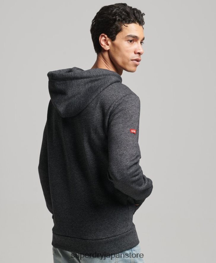ヴィンテージロゴマウンテンパーカー 男性 Superdry 衣類 黒 2J62PZ728
