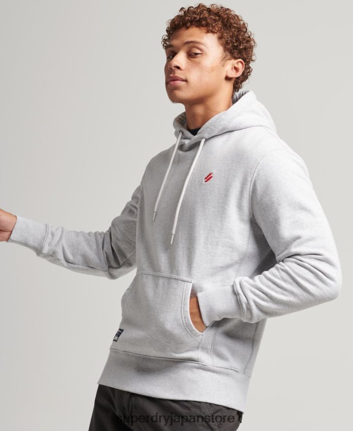 エッセンシャルパーカー 男性 Superdry 衣類 グレー 2J62PZ732
