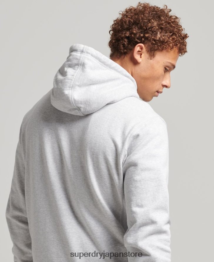 エッセンシャルパーカー 男性 Superdry 衣類 グレー 2J62PZ732