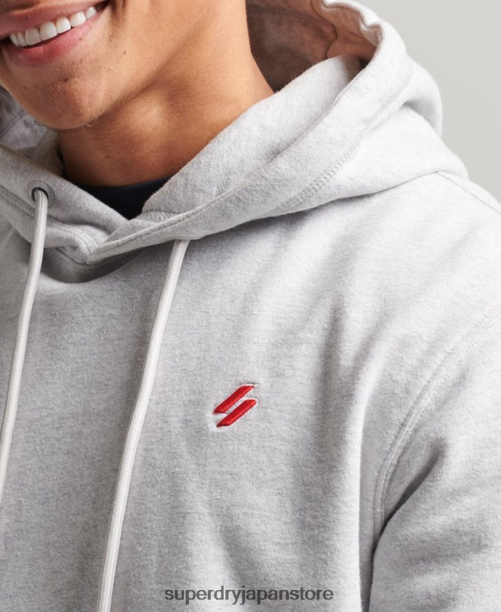 エッセンシャルパーカー 男性 Superdry 衣類 グレー 2J62PZ732