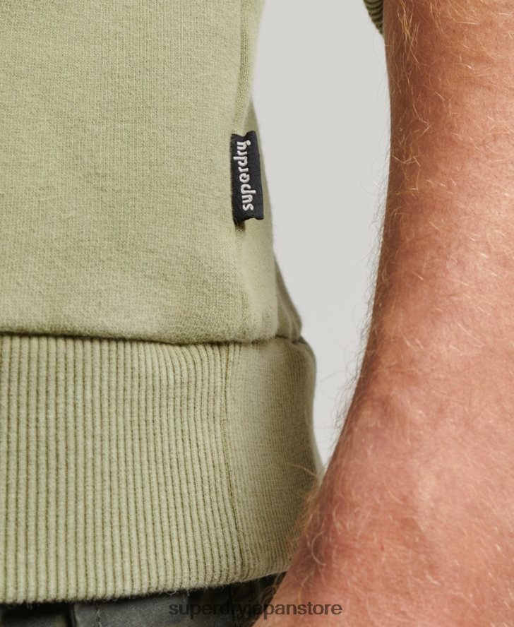 ヴィンテージ クーパー クラシック クルー スウェットシャツ 男性 Superdry 衣類 緑 2J62PZ736