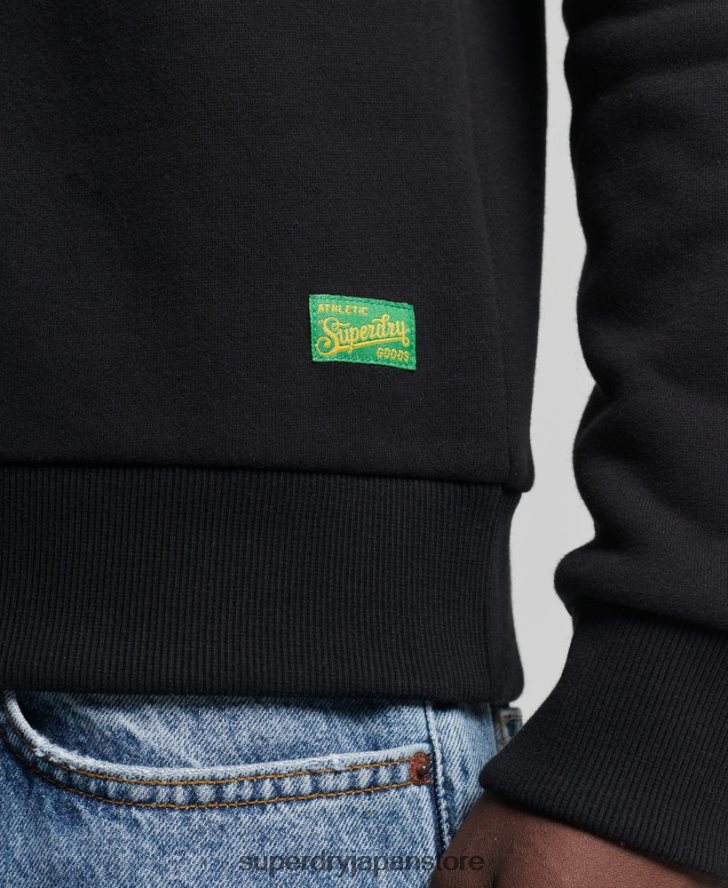 ヴィンテージロゴインタレストクルースウェットシャツ 男性 Superdry 衣類 黒 2J62PZ740