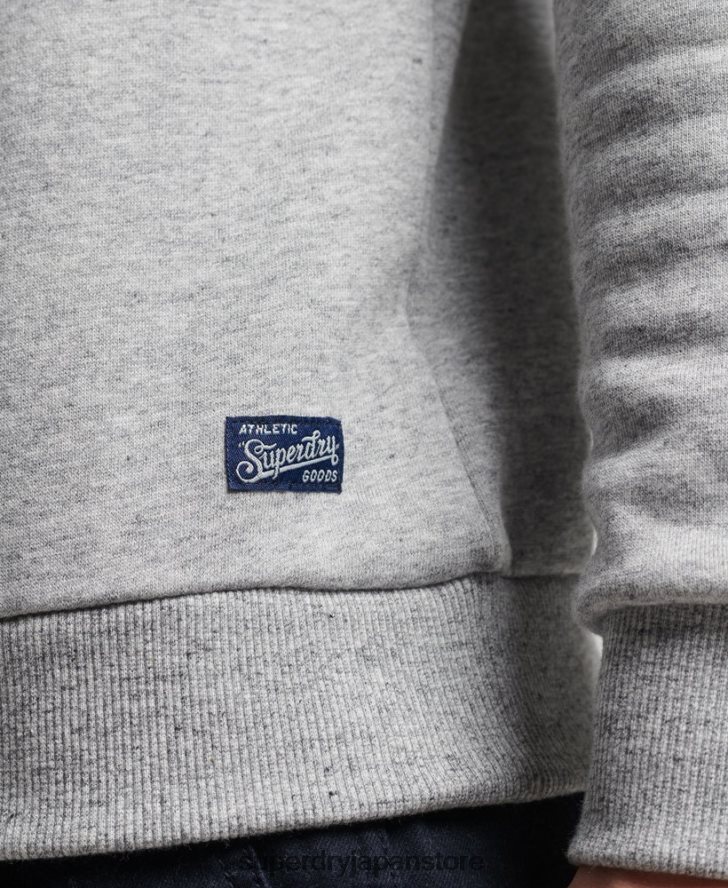 ヴィンテージロゴインタレストクルースウェットシャツ 男性 Superdry 衣類 グレー 2J62PZ742