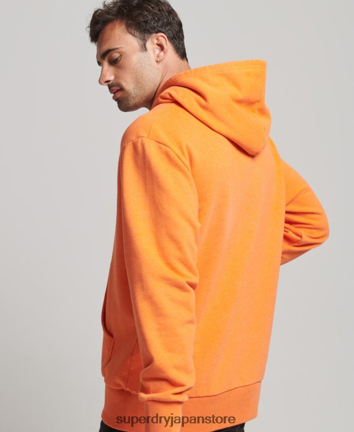 リサイクルシティパーカー 男性 Superdry 衣類 オレンジ 2J62PZ747