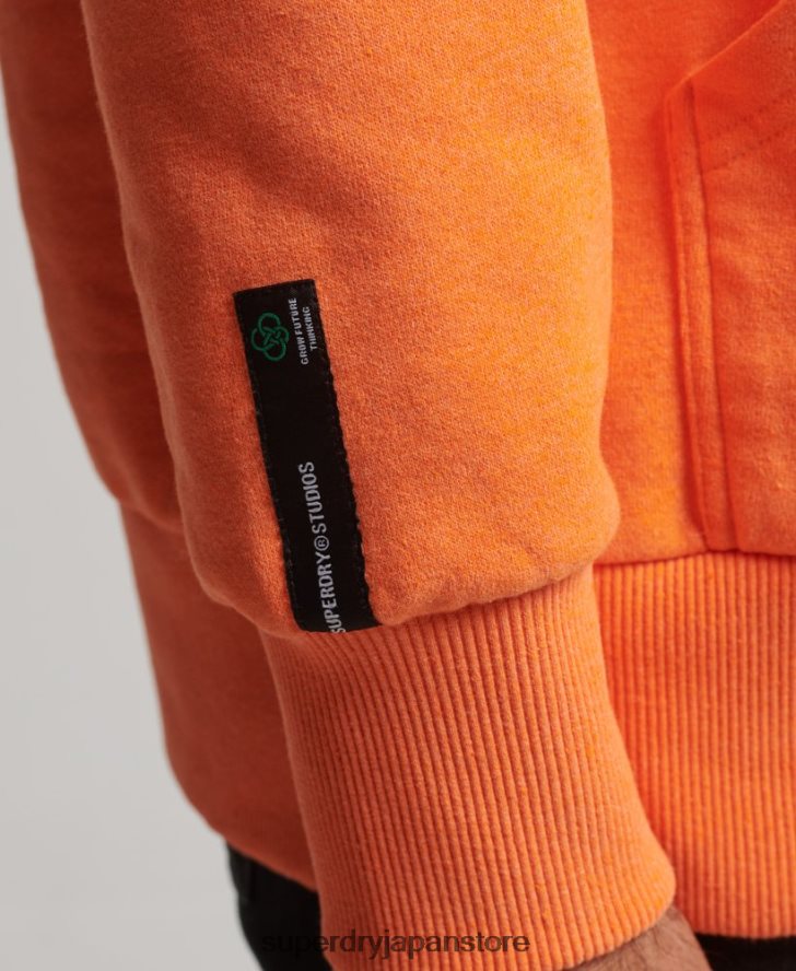 リサイクルシティパーカー 男性 Superdry 衣類 オレンジ 2J62PZ747