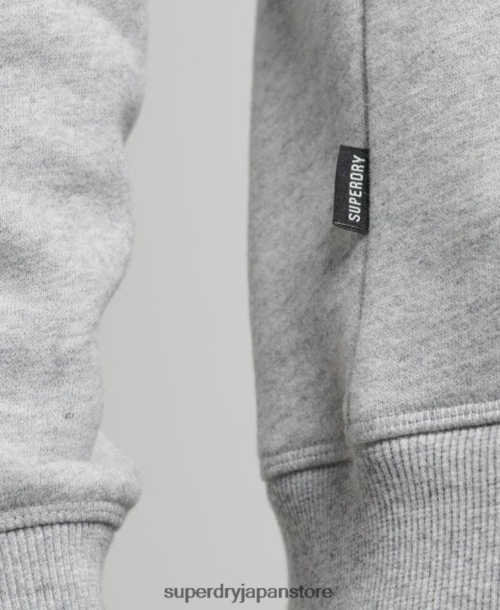 ヴィンテージロゴ刺繍クルースウェットシャツ 男性 Superdry 衣類 グレー 2J62PZ751
