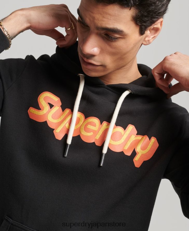 トレーディングコーパーカー 男性 Superdry 衣類 黒 2J62PZ781