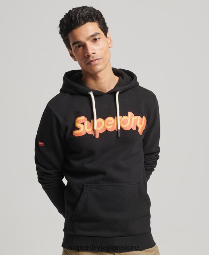 トレーディングコーパーカー 男性 Superdry 衣類 黒 2J62PZ781