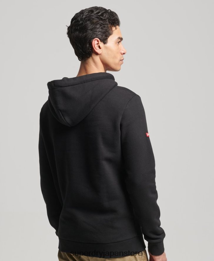 トレーディングコーパーカー 男性 Superdry 衣類 黒 2J62PZ781