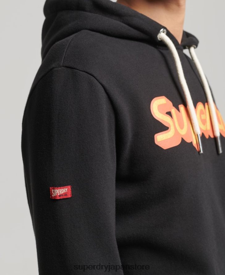 トレーディングコーパーカー 男性 Superdry 衣類 黒 2J62PZ781