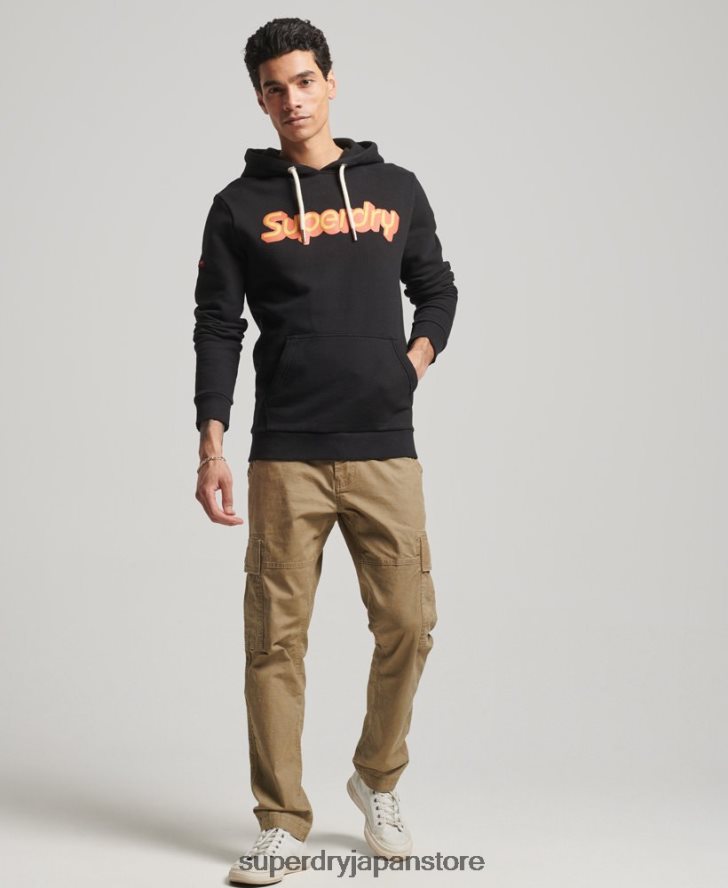 トレーディングコーパーカー 男性 Superdry 衣類 黒 2J62PZ781