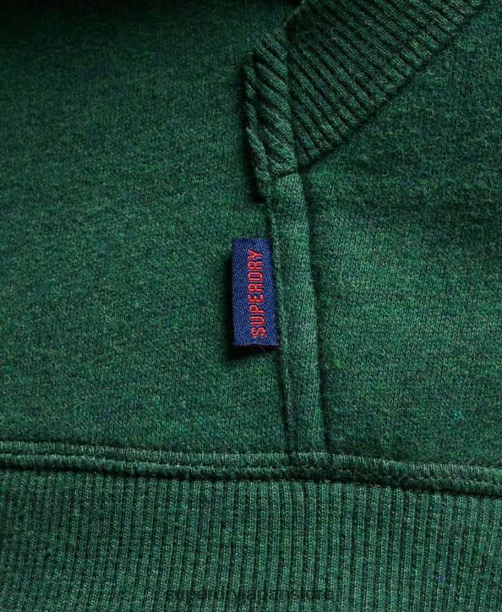 ヴィンテージロゴ刺繍パーカー 男性 Superdry 衣類 緑 2J62PZ783
