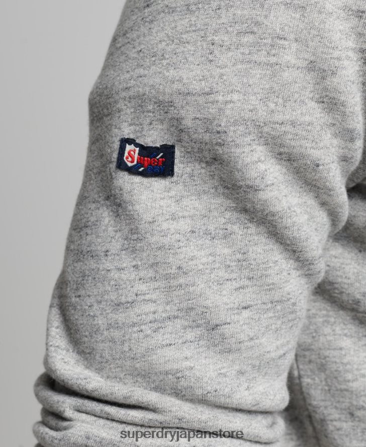 ヴィンテージロゴパーカー 男性 Superdry 衣類 グレー 2J62PZ789