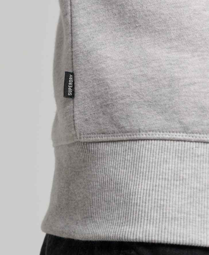 ヴィンテージロゴ刺繍クルースウェットシャツ 男性 Superdry 衣類 ライトグレー 2J62PZ790