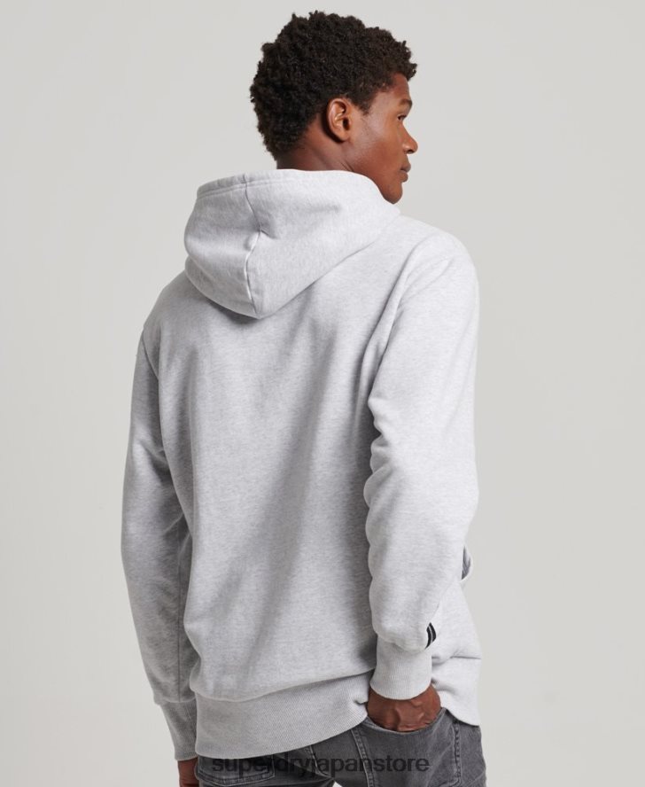 リサイクルシティパーカー 男性 Superdry 衣類 ライトグレー 2J62PZ793