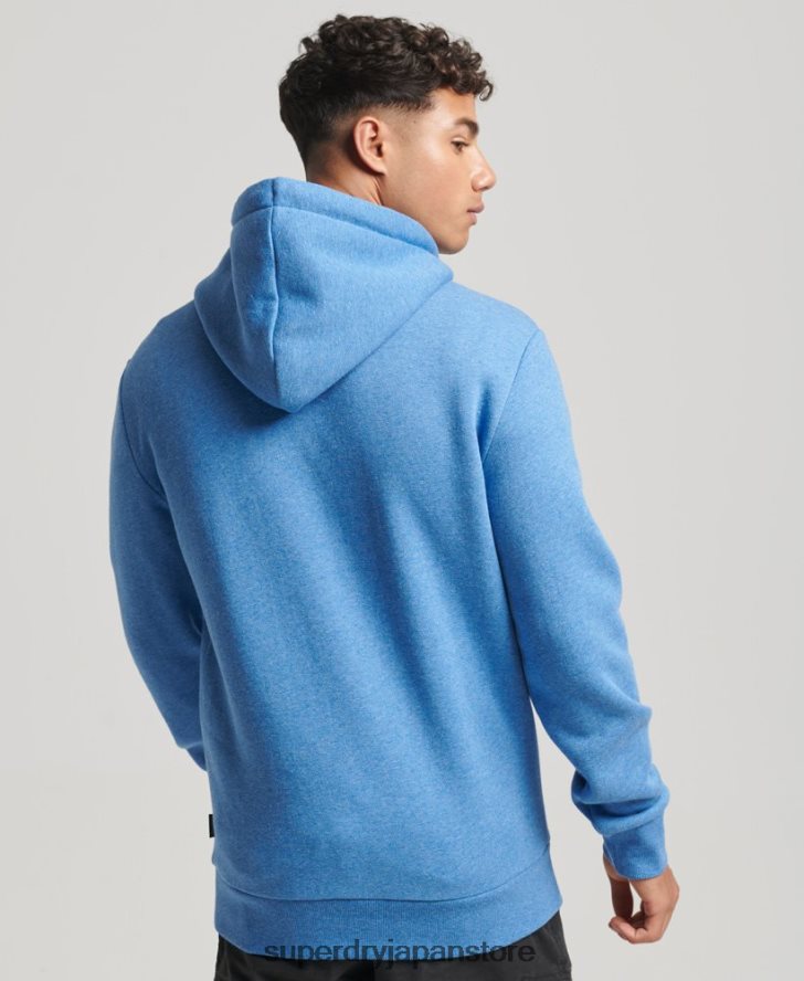 ヴィンテージクーパークラスエンボスパーカー 男性 Superdry 衣類 青 2J62PZ798