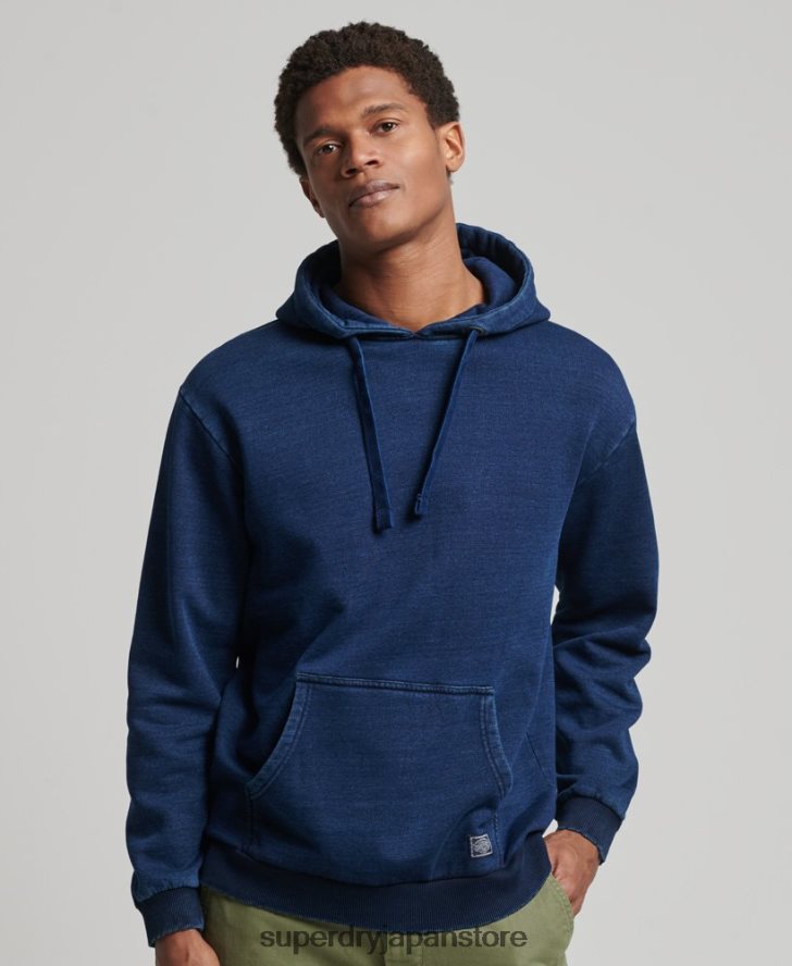 ヴィンテージインディゴパーカー 男性 Superdry 衣類 濃紺 2J62PZ802