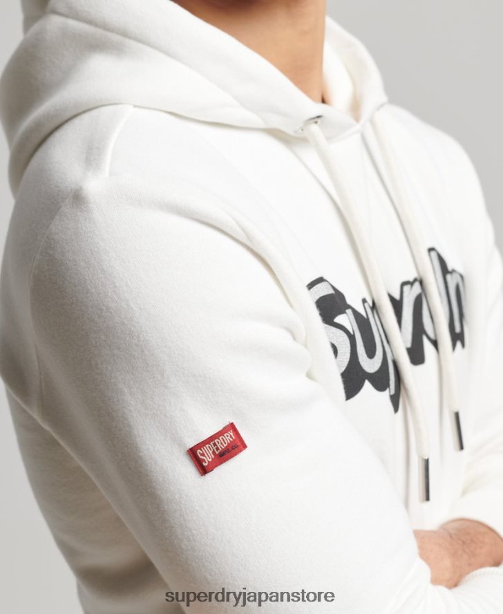 トレーディングコーパーカー 男性 Superdry 衣類 白 2J62PZ804