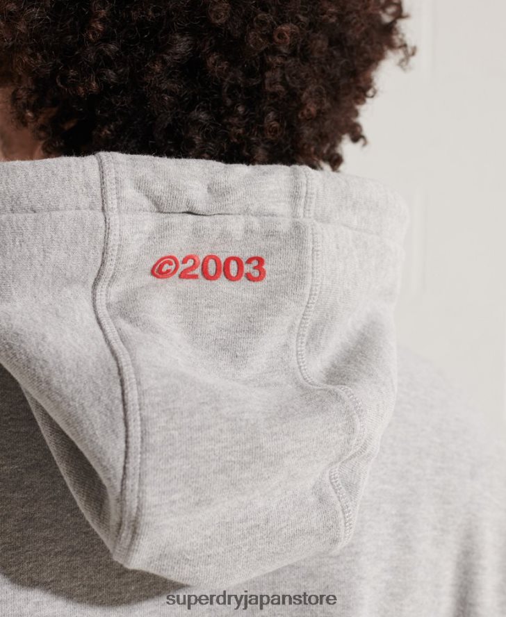インディペンデントパーカー 男性 Superdry 衣類 グレー 2J62PZ807