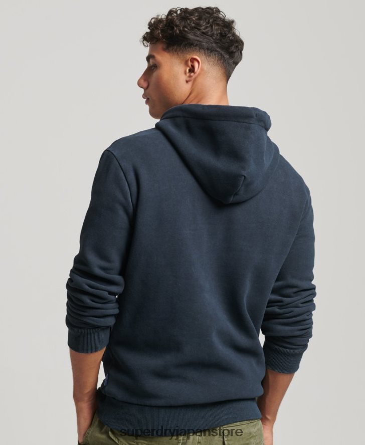 ヴィンテージ シェイパーズ & メーカーズ パーカー 男性 Superdry 衣類 海軍 2J62PZ813