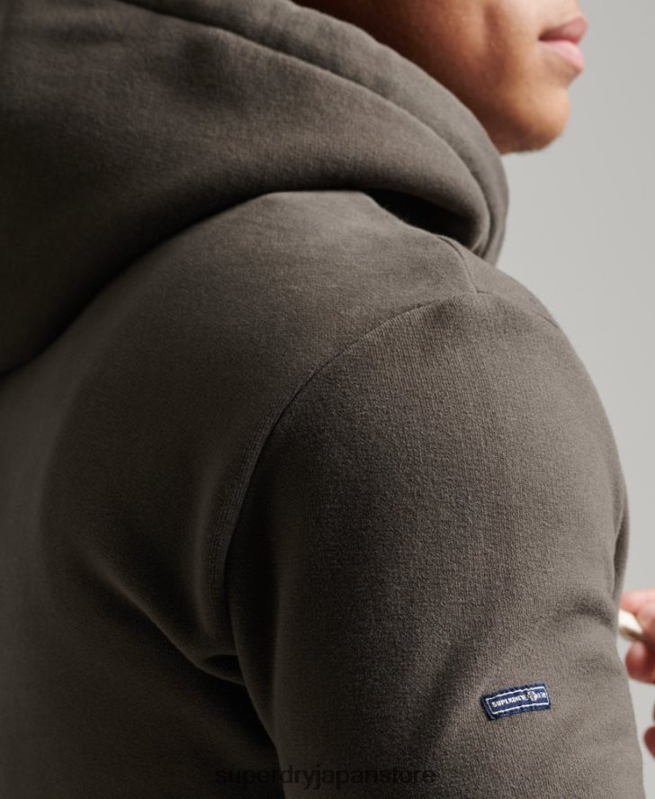 スタイル＆メイドのパーカー 男性 Superdry 衣類 濃い灰色 2J62PZ815